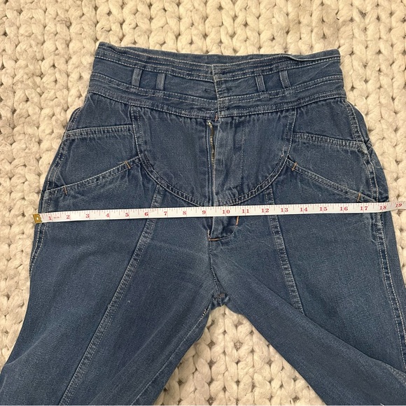 Rare Vintage 70’s N’EST-CE PAS? Jeans Hi-Rise Bell Bottoms Denim size 11/12 - Picture 15 of 16